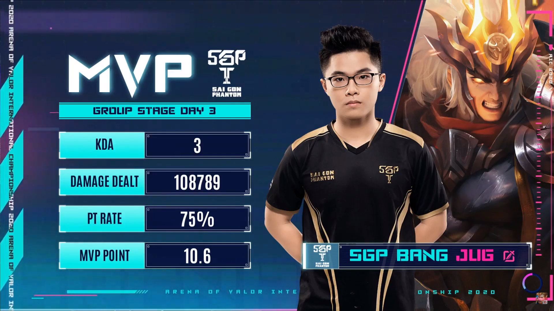 Saigon Phantom,  Lai Bang,  Lien Quan Mobile AIC 2020,  AIC 2020 anh 1