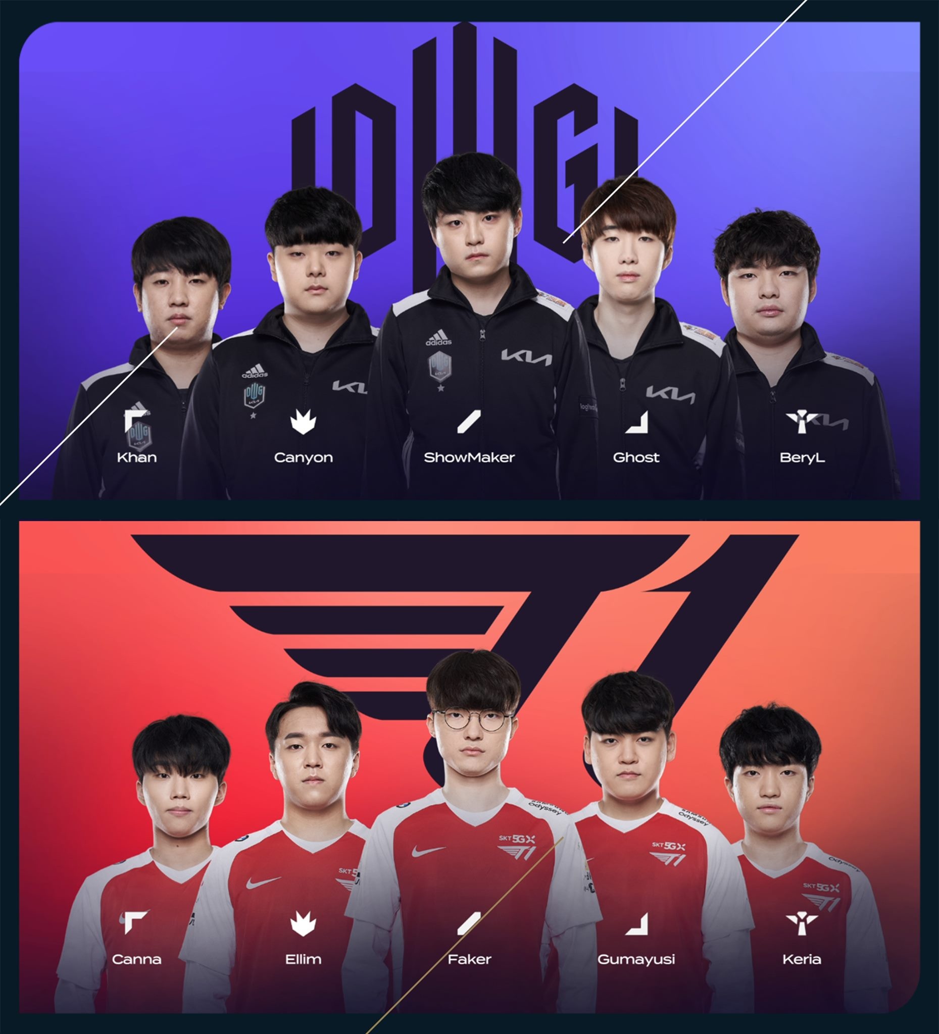 T1,  Damwon,  Faker anh 1