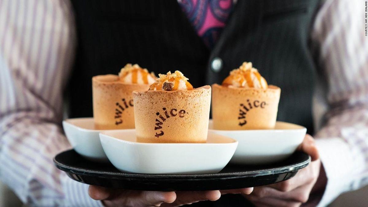 Ly ca phe an duoc co mat tren chuyen bay cua New Zealand hinh anh