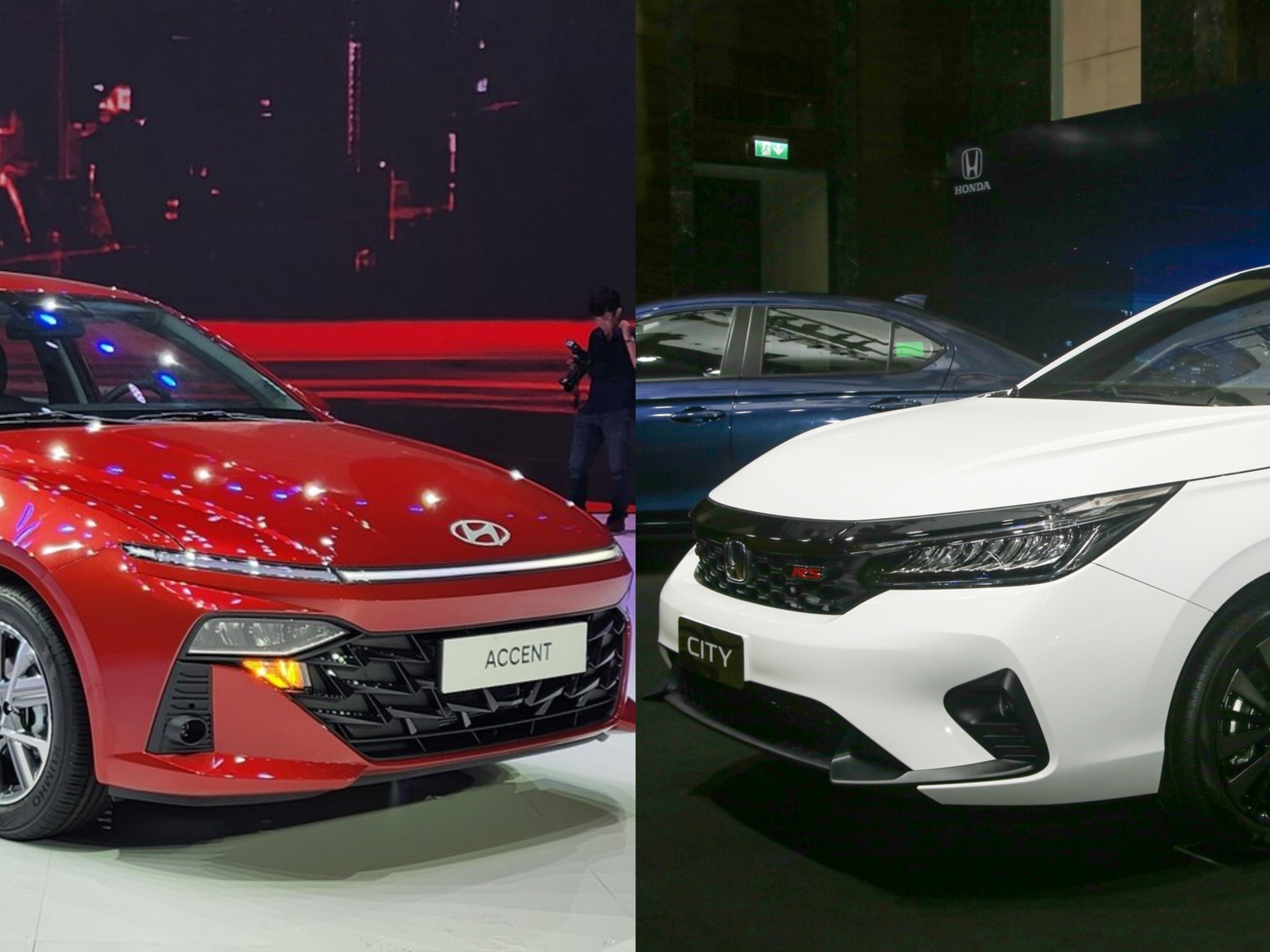 Khac biet giua Honda City RS va Hyundai Accent 2024 1.5 AT Cao cap hinh anh