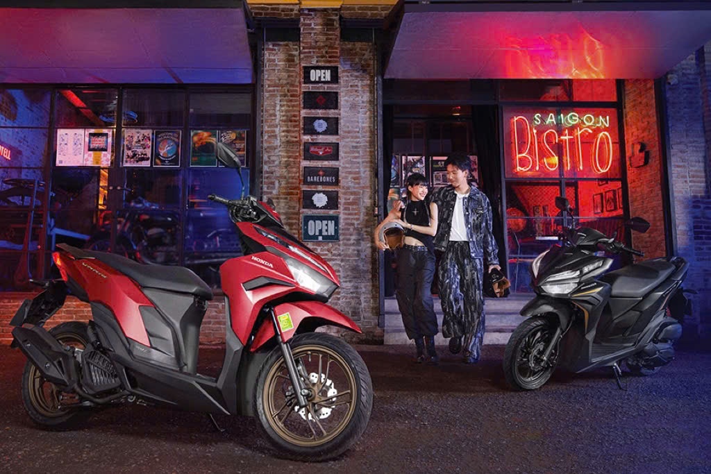 Honda Vario 2025 ra mat - mau moi va them cong sac, chua co phanh ABS hinh anh