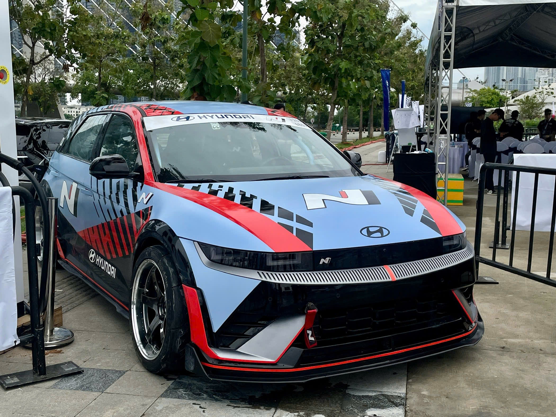 Can canh Hyundai IONIQ 5 N lan dau xuat hien tai Viet Nam hinh anh