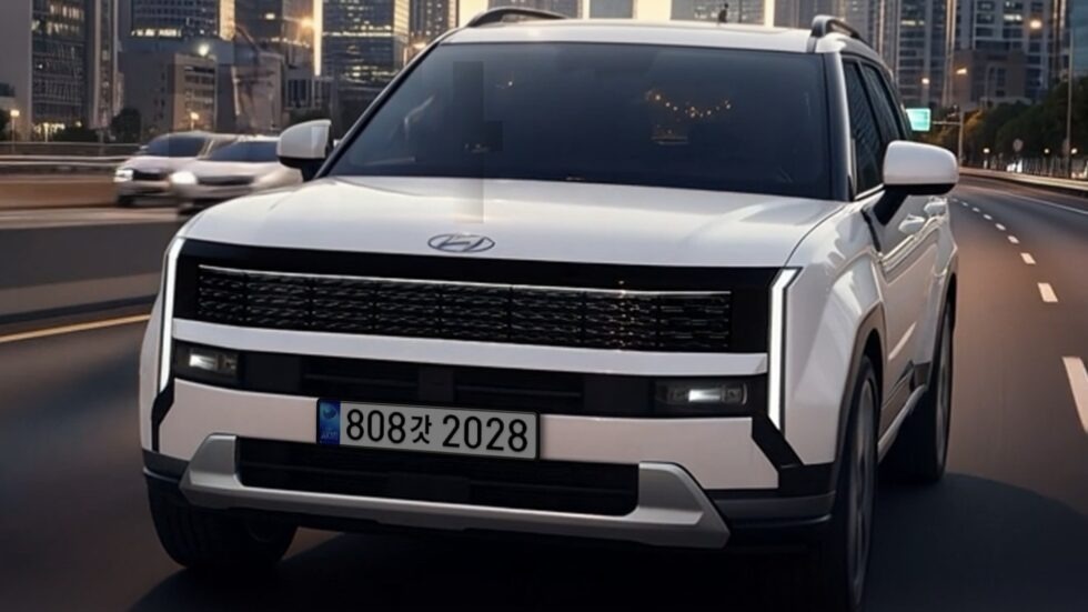 Hyundai Santa Fe facelift lo dien hinh anh