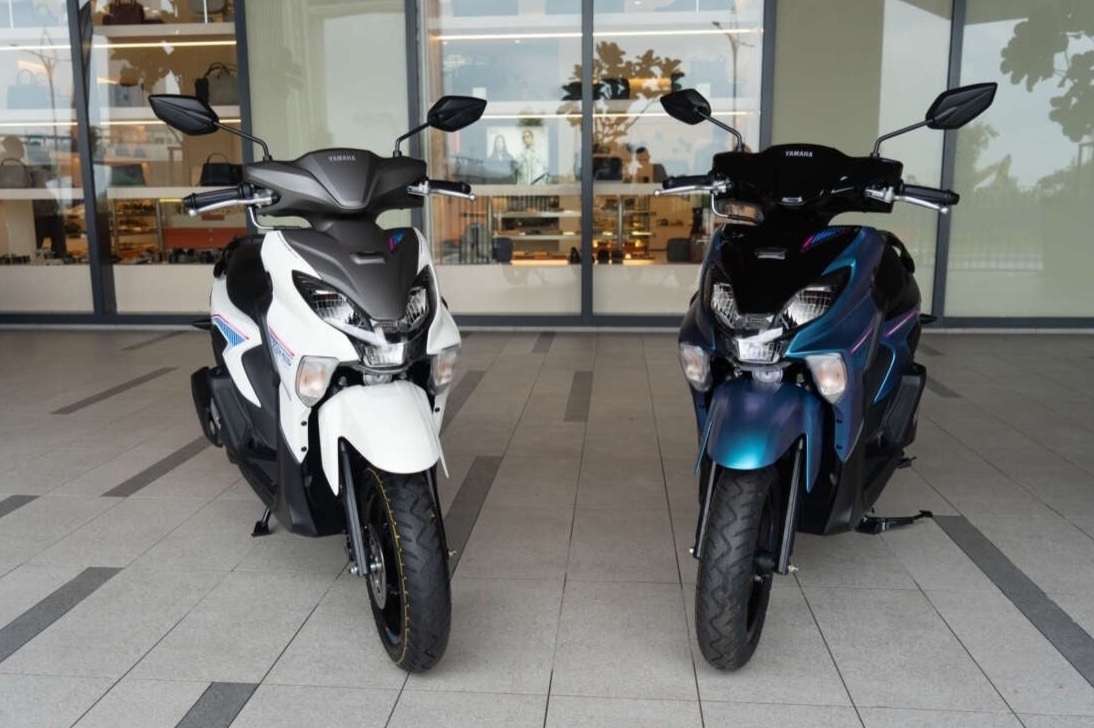 Xe tay ga 'hybrid' gia re cua Yamaha xuat hien hinh anh