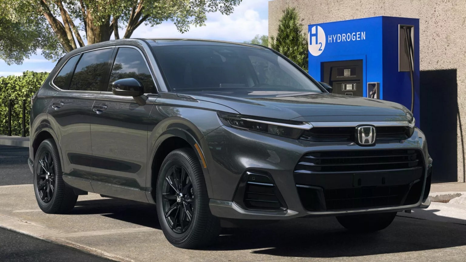 Xe Honda CR-V chay bang hydro chua den Viet Nam da bi khai tu hinh anh