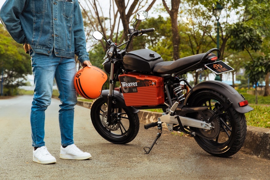 Dat Bike,  xe may dien anh 1