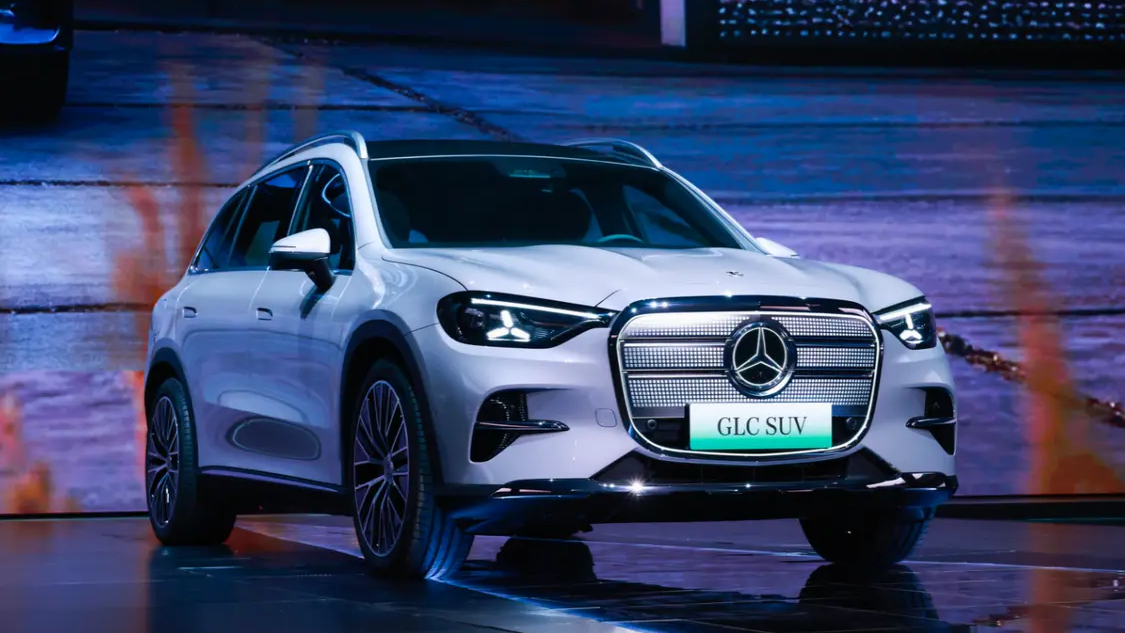 Mercedes-Benz GLC thuan dien xuat dien, chay hon 700 km/lan sac hinh anh