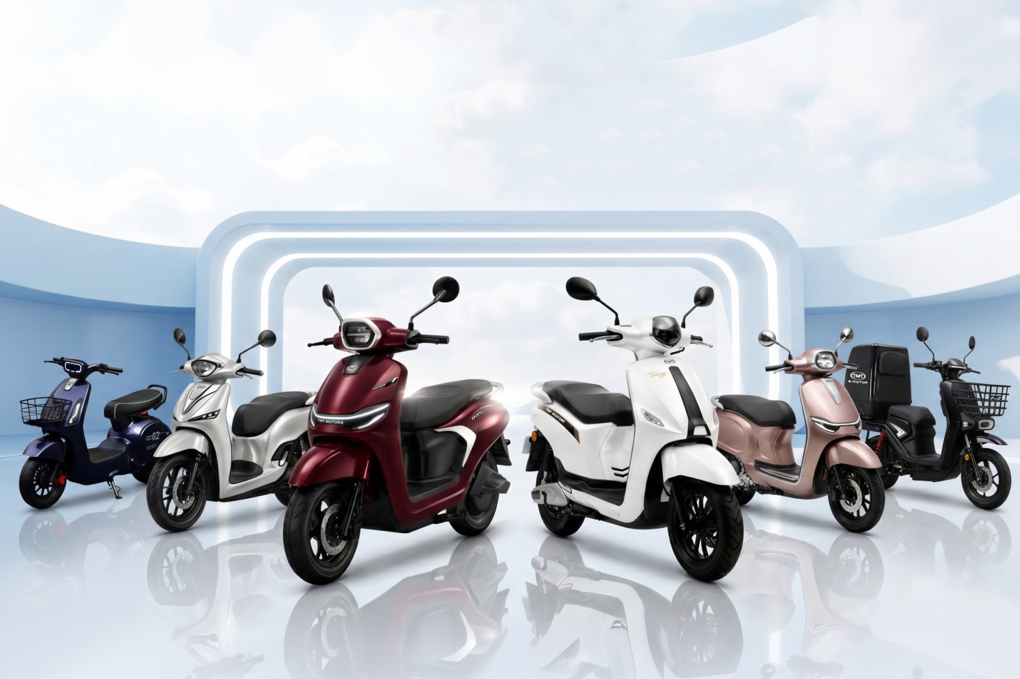 Nhung mau xe may dien cua TMT Motors trong the nao? hinh anh