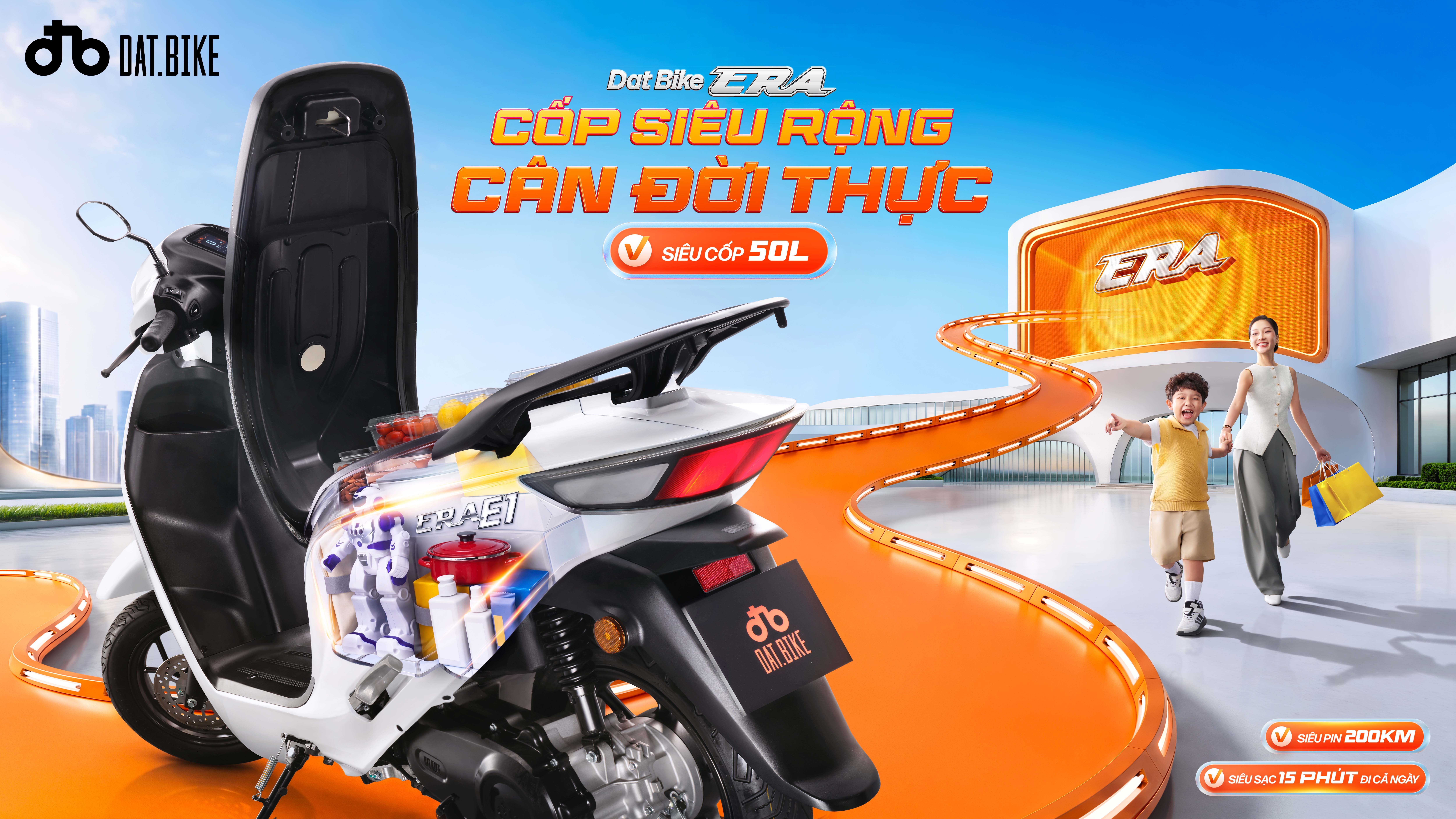 Dat Bike,  xe may dien anh 1