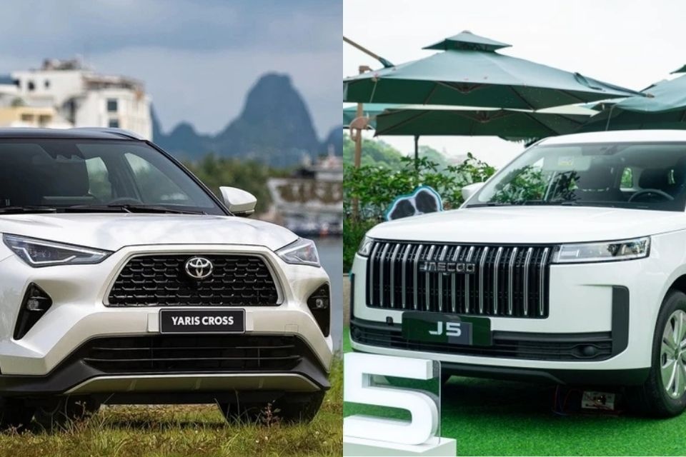 Jaecoo J5 va Toyota Yaris Cross - deu la SUV co B, khac nhau the nao? hinh anh