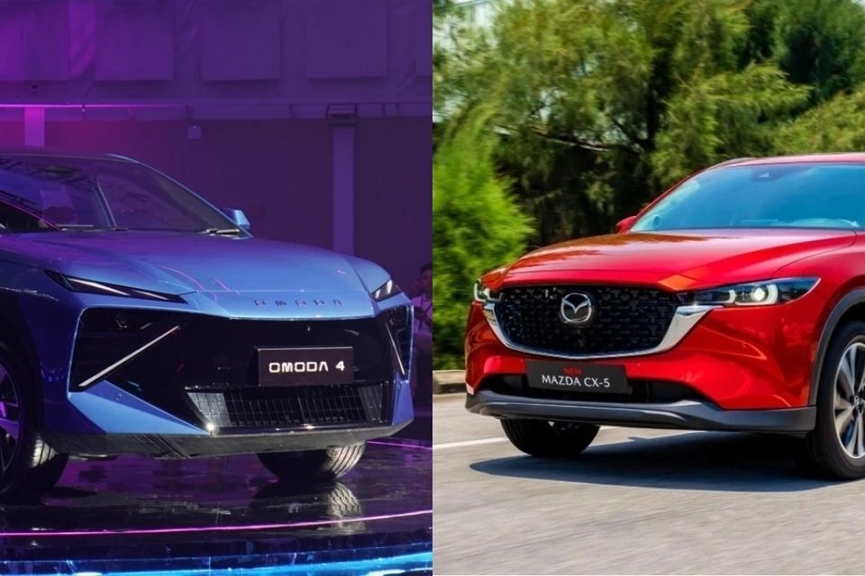 Omoda 4 và Mazda CX-5 bản rẻ nhất khác nhau ra sao?