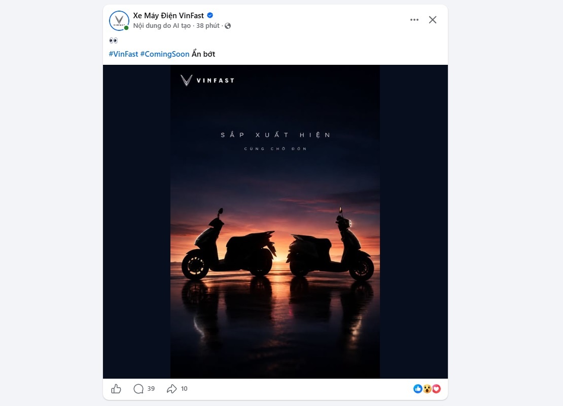 VinFast,  xe m&aacute;y  ảnh 1