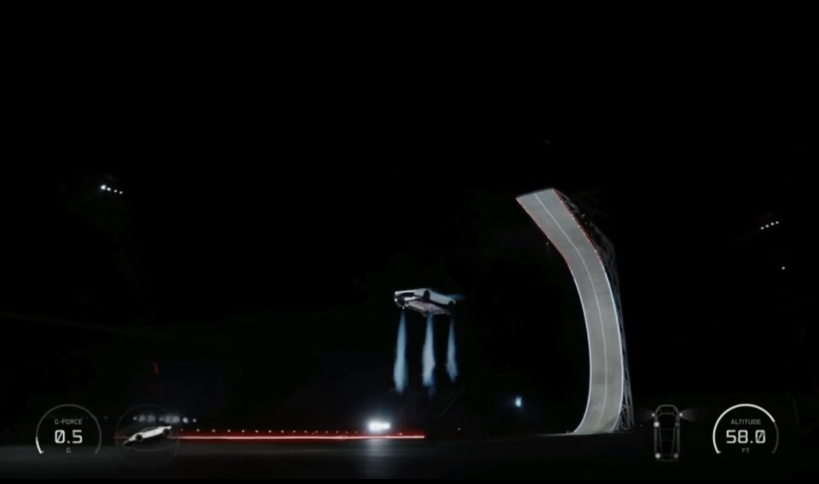 Xe mới 'điên rồ' của Tesla - vừa bay vừa nhào lộn trên không trung
