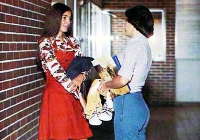 Hinh anh nu sinh My vao thap nien 1970 hinh anh