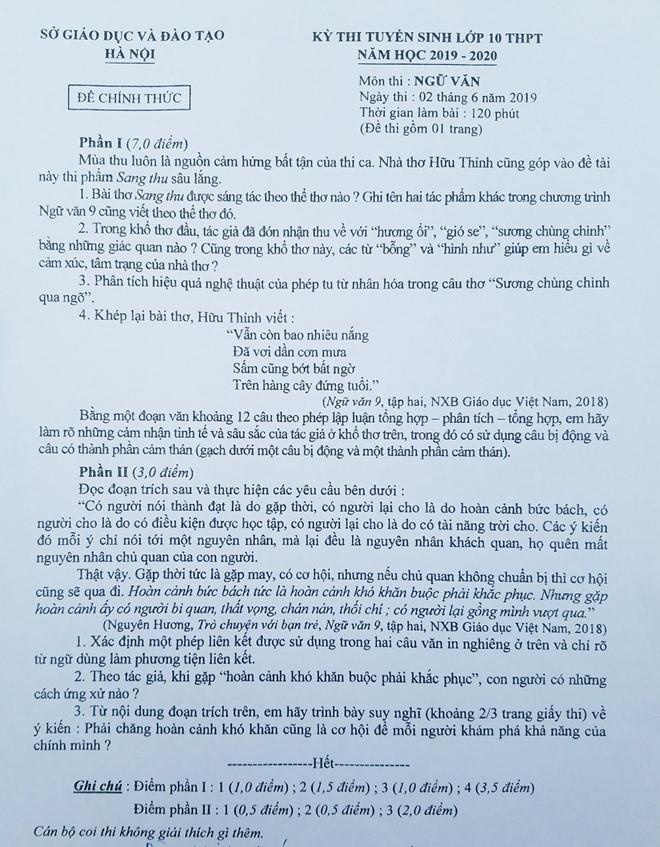 de thi van lop 10 anh 5