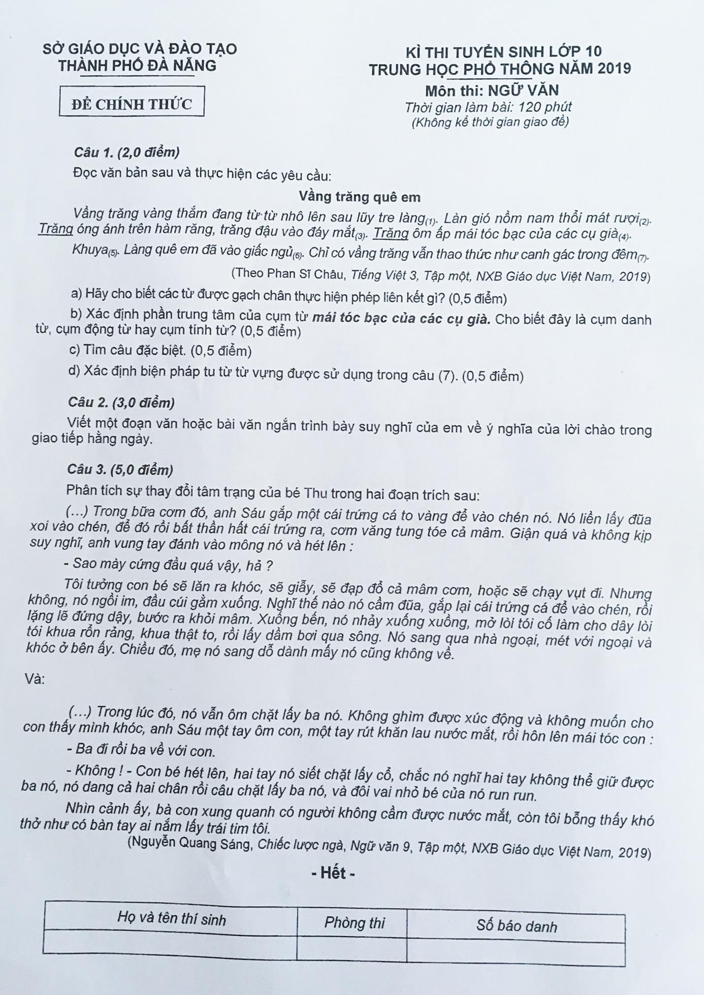 de thi van lop 10 anh 1