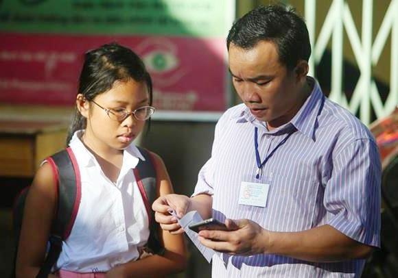 Hon 4.100 hoc sinh thi lop 6 truong THPT chuyen Tran Dai Nghia hinh anh