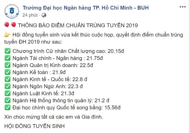 điểm chuẩn đại học ngân hàng ảnh 1 diem chuan dai hoc ngan hang anh 1