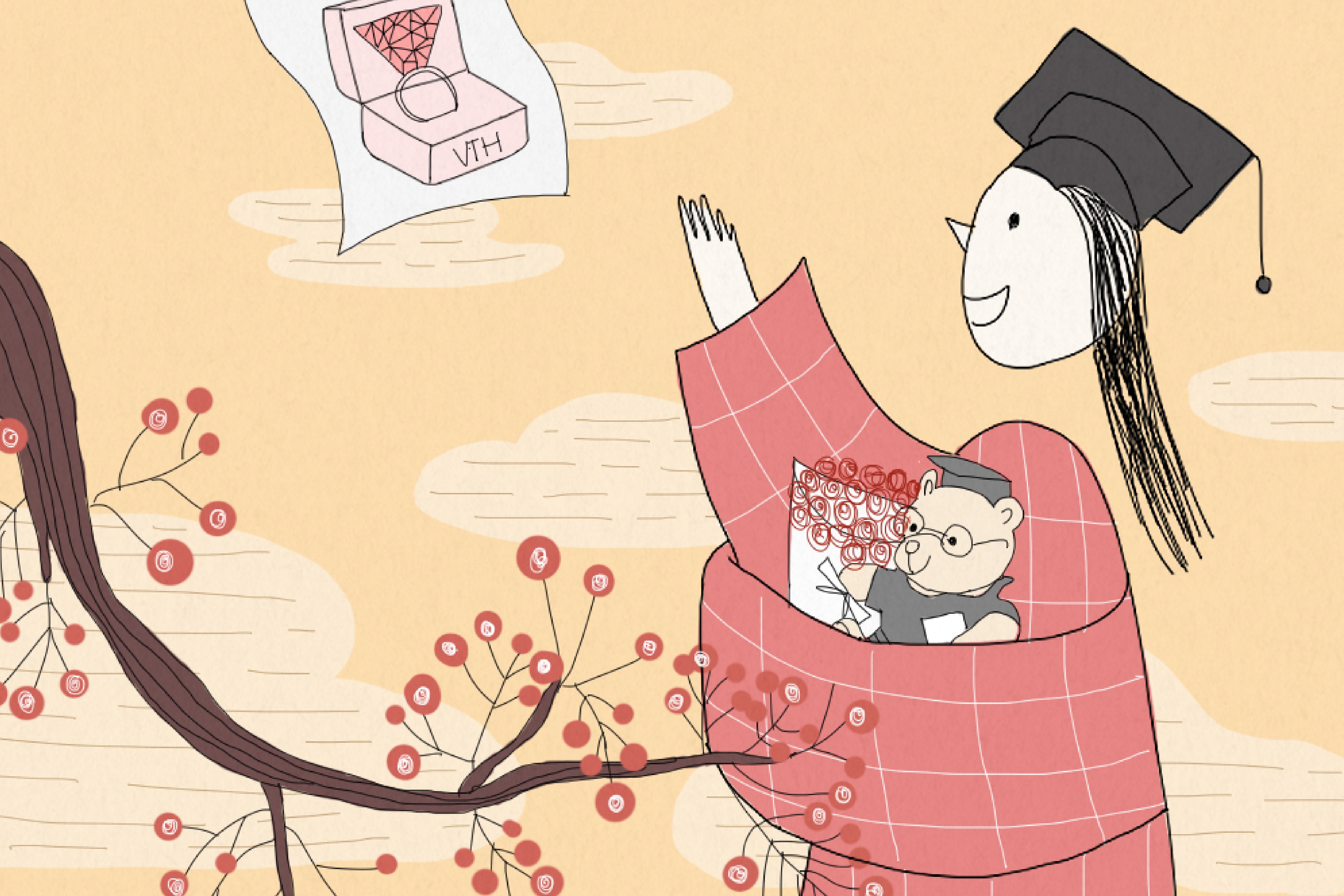 Yeu xa 6 nam, anh cau hon toi trong ngay tot nghiep dai hoc hinh anh