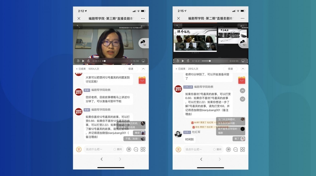 Nha bien kich len livestream ban tac pham hinh anh