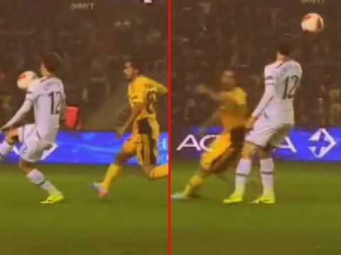 Pha can pha nghe si cua trung ve Tottenham hinh anh