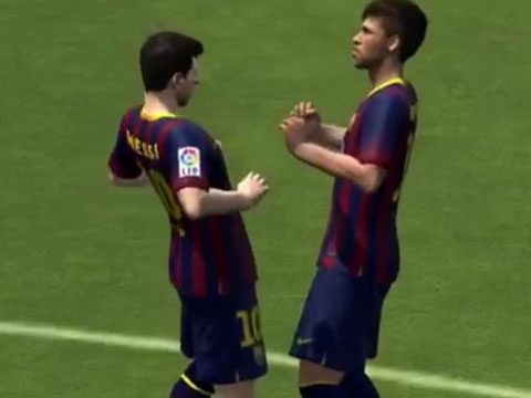 Messi, Neymar an mung nhu... ga trong FIFA 14 hinh anh