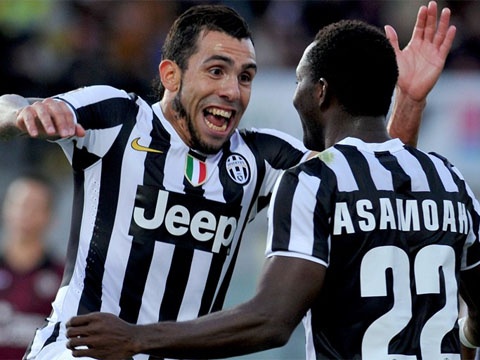 Song sat Tevez - Llorente dua Juve tro lai ngoi dau hinh anh