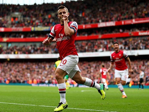 Man trinh dien an tuong cua Neymar, Oezil, Wilshere hinh anh