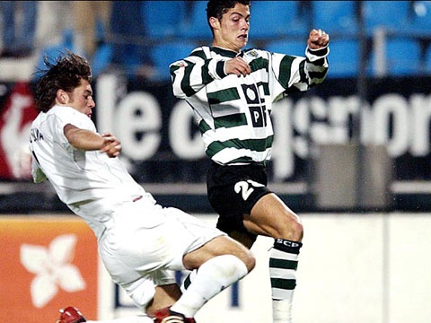 Man trinh dien cua Ronaldo khi con o Sporting hinh anh