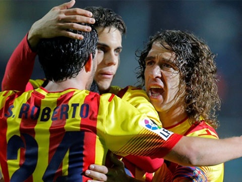 Barca nguoc dong danh bai ti hon Cartagena hinh anh