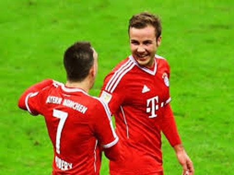 Ribery, Gotze ghi ban dep nhat vong 15 Bundesliga hinh anh
