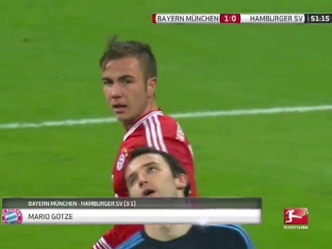 Mario Gotze ghi ban dep nhat vong 16 Bundesliga hinh anh