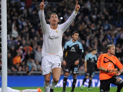 Man trinh dien an tuong cua Ronaldo truoc Celta Vigo hinh anh