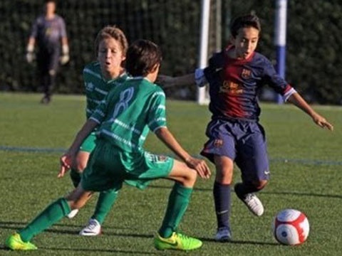 Top 5 ban thang dep nhat tuan cua sao nhi La Masia hinh anh