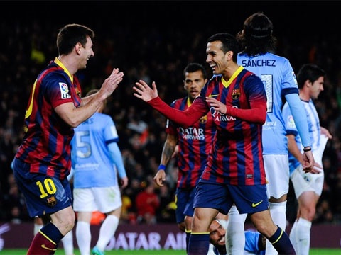 Man trinh dien cua Messi truoc Malaga hinh anh