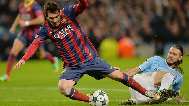 Man trinh dien cua Lionel Messi vs Manchester City hinh anh