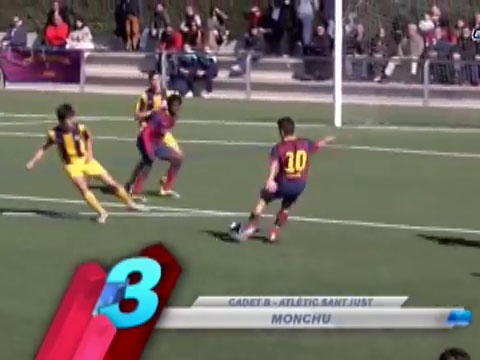 Sao nhi Barca doc dien nhu Messi hinh anh