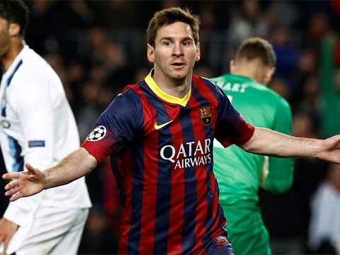 Man trinh dien cua Messi truoc Man City hinh anh