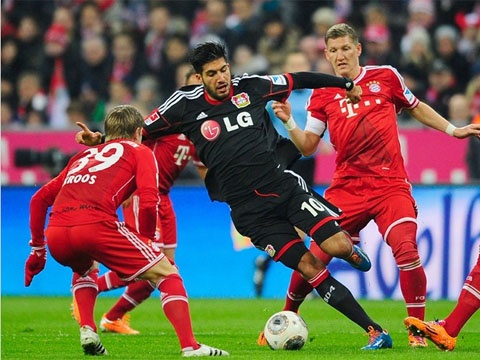 Bayern 2-1 Leverkusen: Sieu pham cua Schweinsteiger hinh anh
