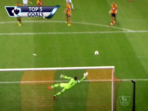 Silva, Rosicky ghi ban dep nhat vong 30 NH Anh hinh anh