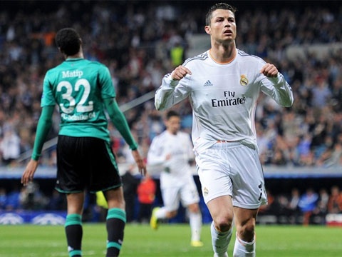 Man trinh dien an tuong cua Ronaldo truoc Schalke hinh anh