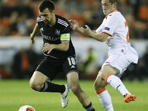 Valencia 1-0 PFC Ludogorets Razgrad: Nhe nhang di tiep hinh anh