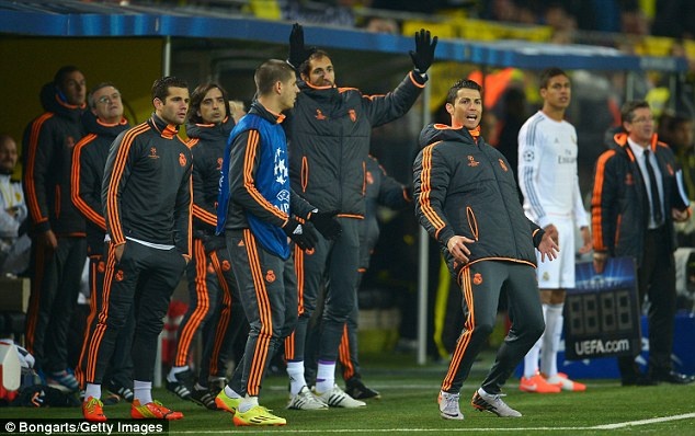 Ronaldo đã vắng mặt ở trận tứ kết lượt về với Dortmund và có thể lỡ chung kết Cúp Nhà vua với Barca. Ảnh Getty Images