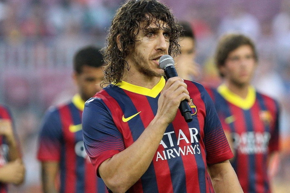 Puyol vẫn giữ nguyên quyết định rời Barca. Ảnh Getty Images