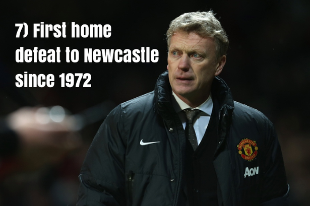 7. Kể từ năm 1972, đây mới là lần đầu tiên M.U thua Newcastle trên sân nhà Old Trafford.