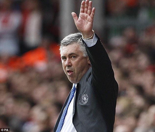 Ancelotti cũng phải khăn gói rời Stamford Bridge năm 2011 khi Chelsea trắng tay. Ảnh: Getty Images