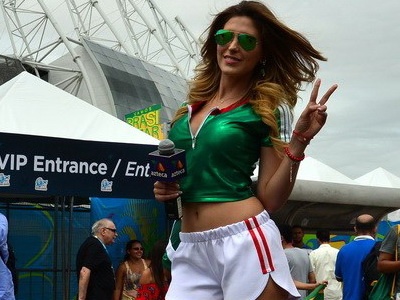 Nhung nu phong vien hot nhat World Cup 2014 hinh anh