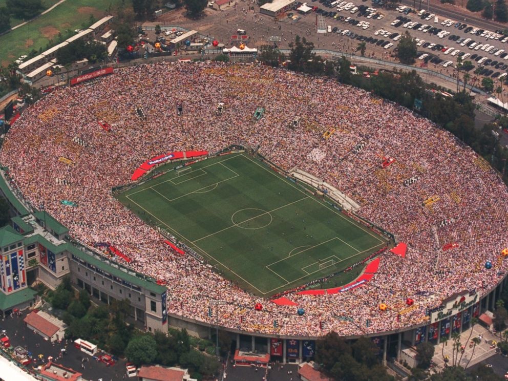 Quang cảnh sân Rose Bowl - nơi diễn ra trận chung kết World Cup 1994 trên đất Mỹ. Ảnh: Getty Images.