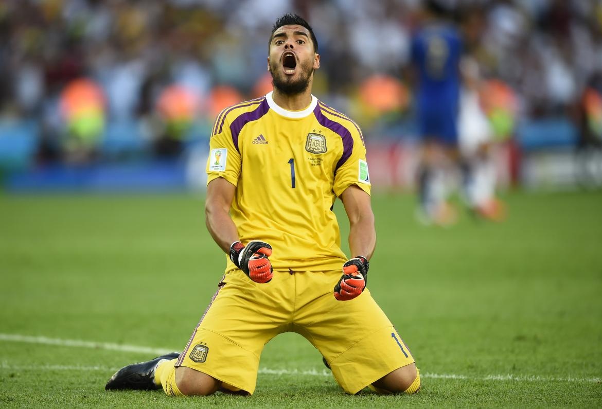 Sergio Romero (Argentina) là một trong ba ứng cử viên cho danh hiệu 