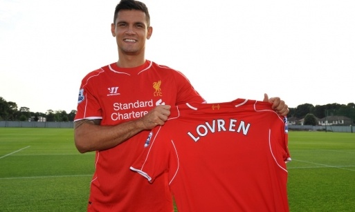 Lovren là trung vệ thứ tư của Liverpool sau những Skrtel, Agger và Sakho.